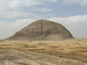 Pyramid of Amenemhat III at Hawara in the Faiyum region of Egypt