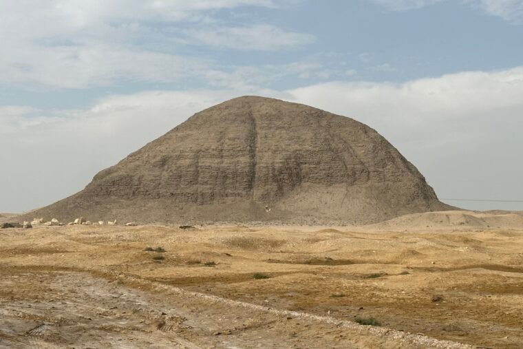 Pyramid of Senusret III at Hawara in the Faiyum of Egypt