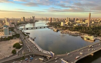 Cairo Egypt Nile Sunrise Cairo Egypt Nile Sunrise