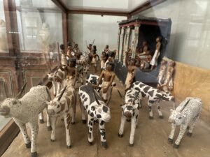 Painted wooden cattle census model of Meketre, JE 46724, with Meketre, scribes, herders and spotted cattle, from tomb TT280 at Sheikh Abd el-Qurna