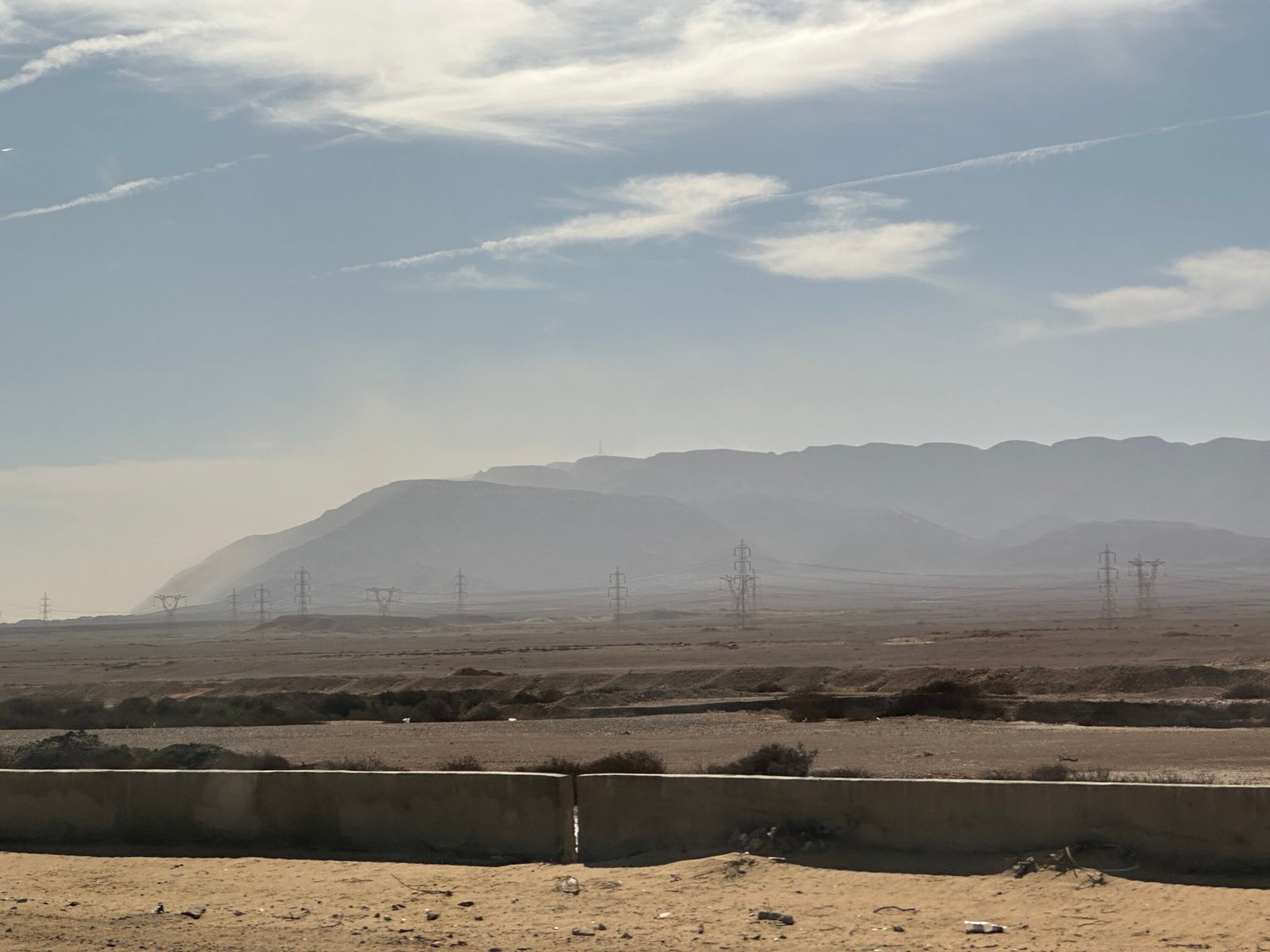 Jabal Attaka mountain range near the Gulf of Suez in Egypt